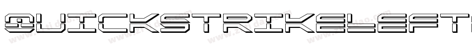 QuickstrikeLeftalic-YZ2q字体转换