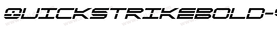 QuickstrikeBold-9D1j字体转换
