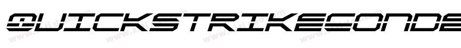 QuickstrikeCondensed-nz0V字体转换