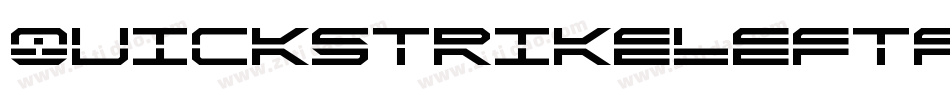 QuickstrikeLeftalic-YZ2q字体转换