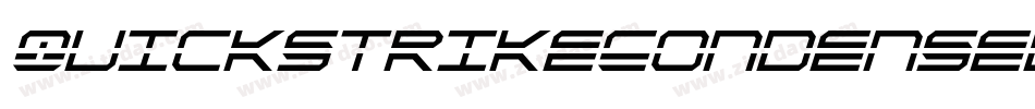 QuickstrikeCondensedItalic-1WO0字体转换