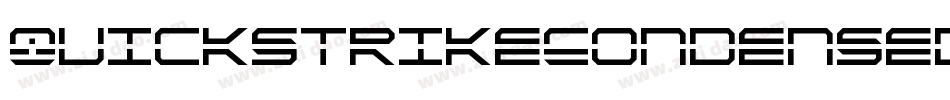 QuickstrikeCondensedItalic-1WO0字体转换