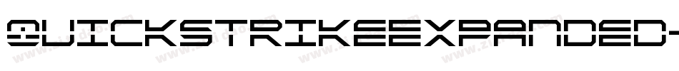 QuickstrikeExpanded-R4OV字体转换