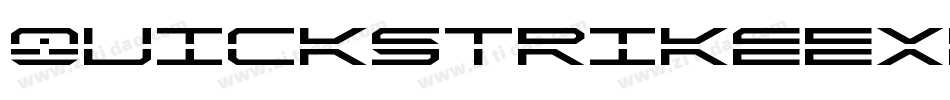 QuickstrikeExpanded-R4OV字体转换