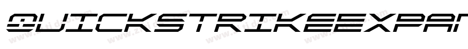 QuickstrikeExpanded-R4OV字体转换