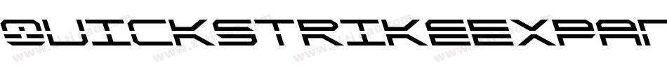 QuickstrikeExpanded-R4OV字体转换
