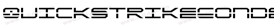 QuickstrikeCondensedItalic-1WO0字体转换