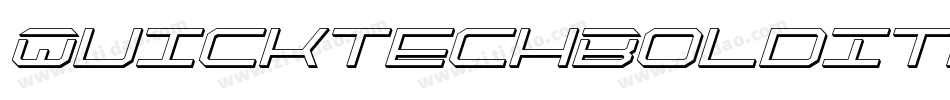 QuicktechBoldItalic-6qgv字体转换