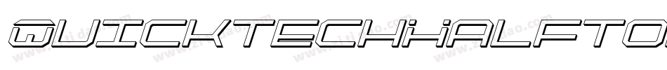 QuicktechHalftone-BKXn字体转换