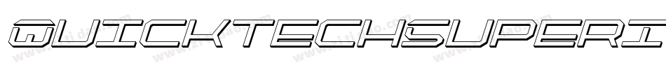 QuicktechSuperItalic-KXZe字体转换