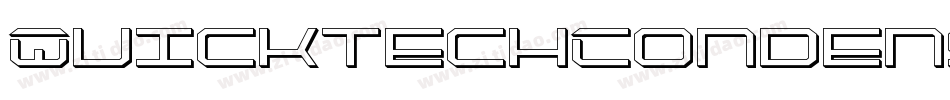 QuicktechCondensedItalic-9lz0字体转换