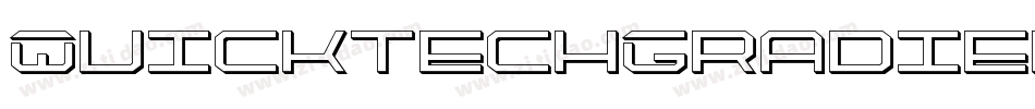 QuicktechGradient-13XM字体转换