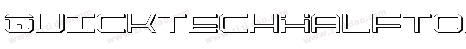 QuicktechHalftone-BKXn字体转换