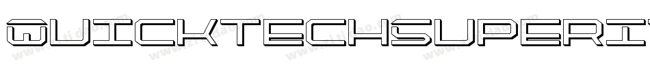 QuicktechSuperItalic-KXZe字体转换