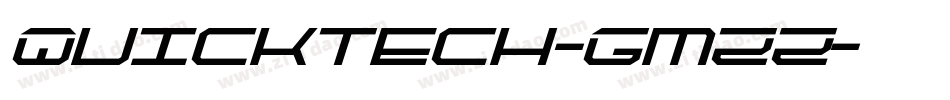 Quicktech-GmZZ字体转换
