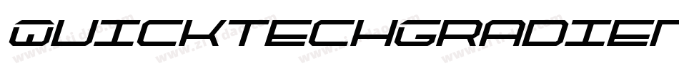 QuicktechGradient-13XM字体转换