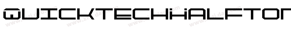 QuicktechHalftone-BKXn字体转换