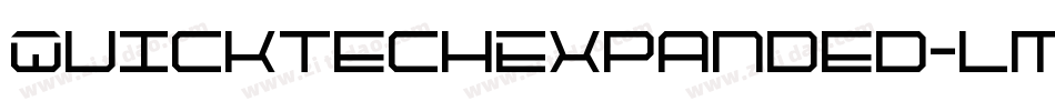 QuicktechExpanded-lmBq字体转换