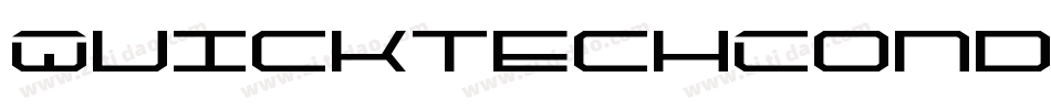 QuicktechCondensed-y9XZ字体转换