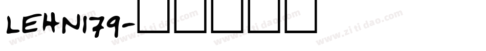 LEHN179字体转换