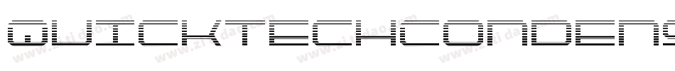 QuicktechCondensedItalic-9lz0字体转换