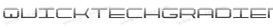 QuicktechGradient-13XM字体转换