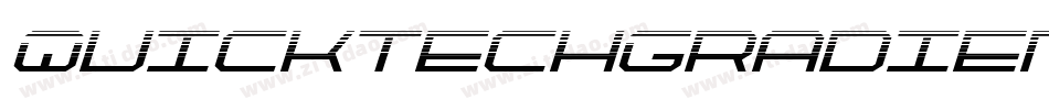 QuicktechGradientItalic-RaXe字体转换