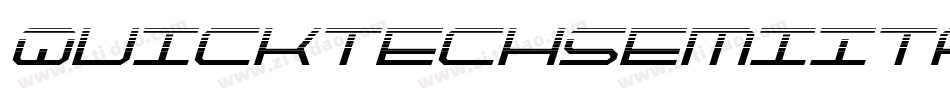 QuicktechSemiItalic-Mo3v字体转换