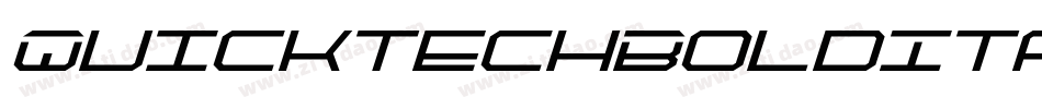 QuicktechBoldItalic-6qgv字体转换