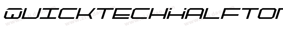 QuicktechHalftone-BKXn字体转换