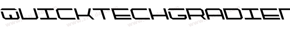 QuicktechGradient-13XM字体转换