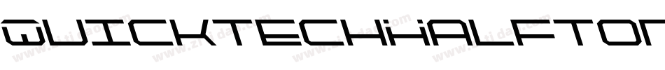 QuicktechHalftone-BKXn字体转换