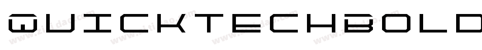 QuicktechBold-5A3j字体转换
