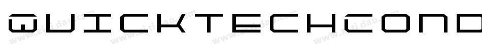 QuicktechCondensed-y9XZ字体转换
