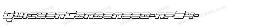 QuickenCondensed-npE4字体转换