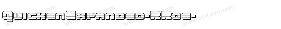 QuickenExpanded-RRoe字体转换