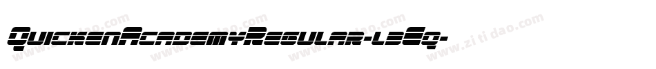 QuickenAcademyRegular-l3Eq字体转换