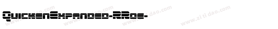 QuickenExpanded-RRoe字体转换