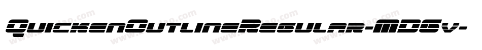 QuickenOutlineRegular-MDGv字体转换