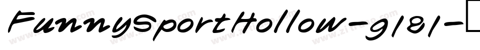 FunnySportHollow-g181字体转换