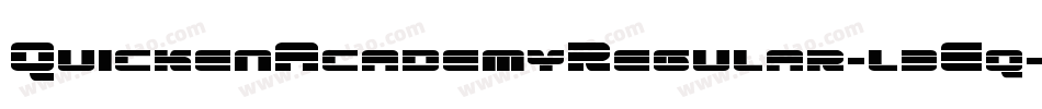 QuickenAcademyRegular-l3Eq字体转换