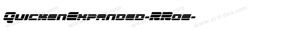 QuickenExpanded-RRoe字体转换
