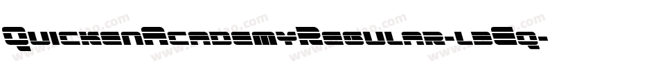 QuickenAcademyRegular-l3Eq字体转换