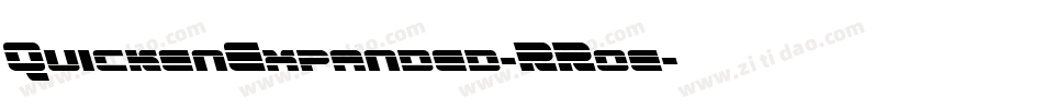 QuickenExpanded-RRoe字体转换
