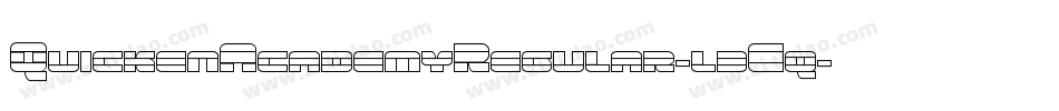 QuickenAcademyRegular-l3Eq字体转换
