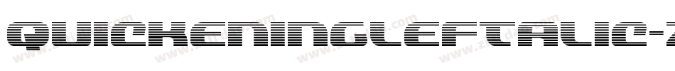 QuickeningLeftalic-za8w字体转换