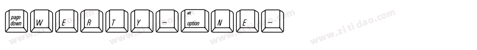 Qwerty-One字体转换