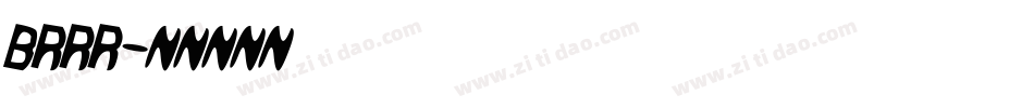 Brrr字体转换