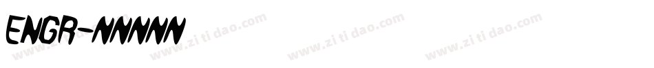 ENGR字体转换