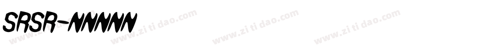 SRSR字体转换